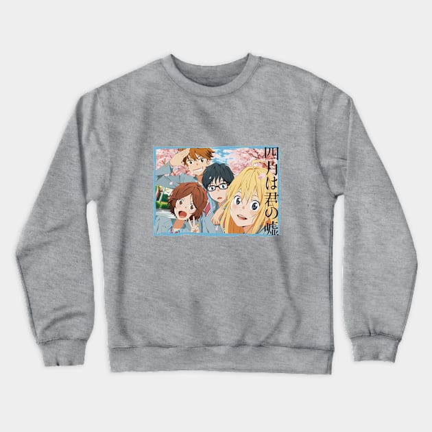 YourLieinApril Crewneck Sweatshirt by Koburastyle